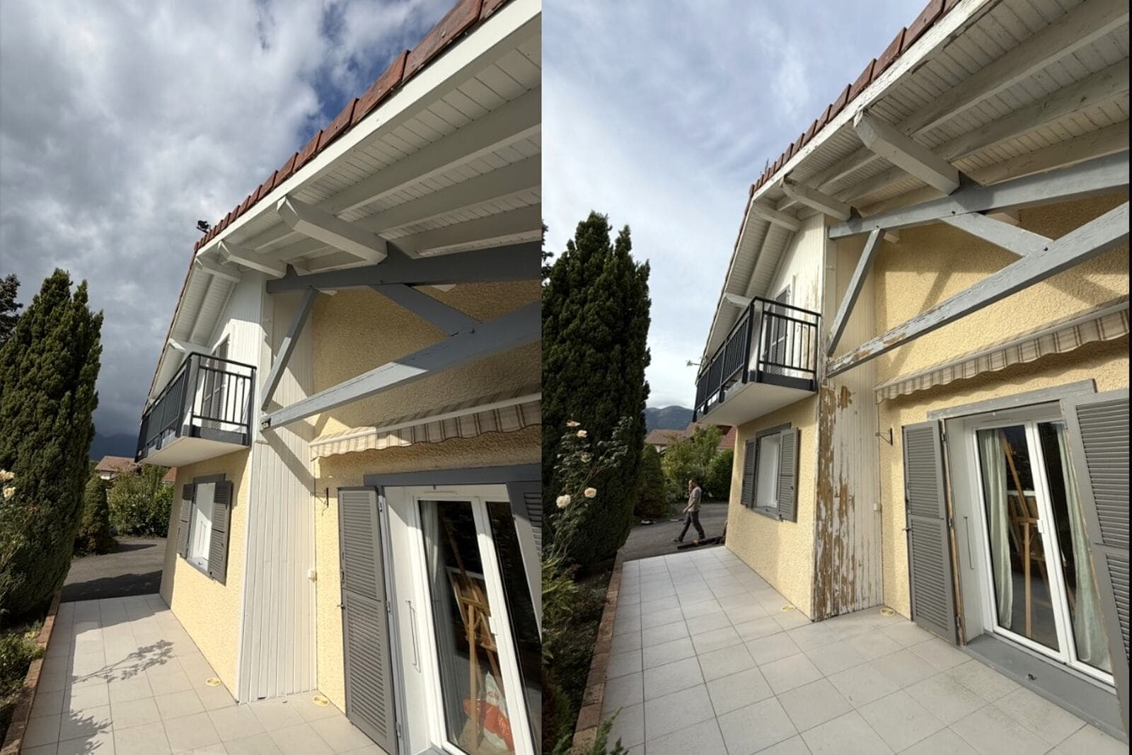 Façade et boiseries extérieures repeintes par PROUX